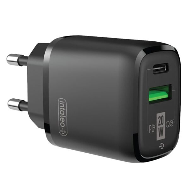 Сетевое зарядное устройство Intaleo TCGQPD220 (20W) - Black – фото ...
