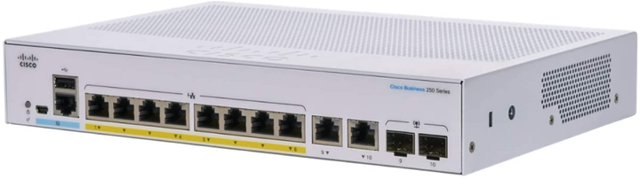 Przełącznik Cisco CBS250-8P-E-2G-EU - obraz 2