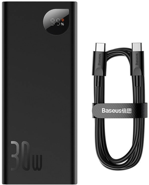 УМБ Baseus Adaman Metal 10000mAh 30W Black (PPAD040101) - зображення 4