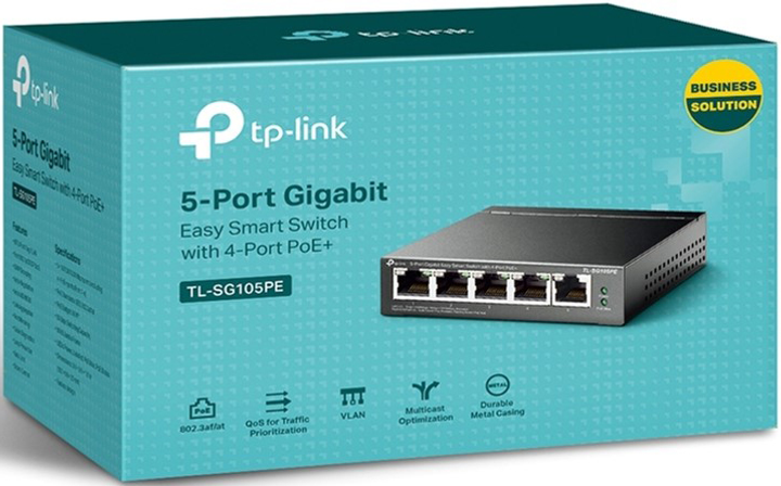 PoE-комутатор TP-LINK TL-SG105PE - зображення 4