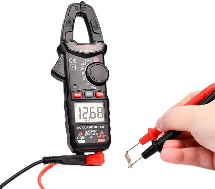 Miernik cęgowy HABOTEST AC600V/200A, DC600V (HT200A) - obraz 2