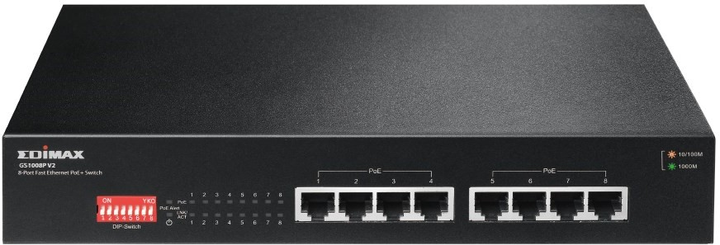 Switch Edimax GS-1008P V2 - obraz 4