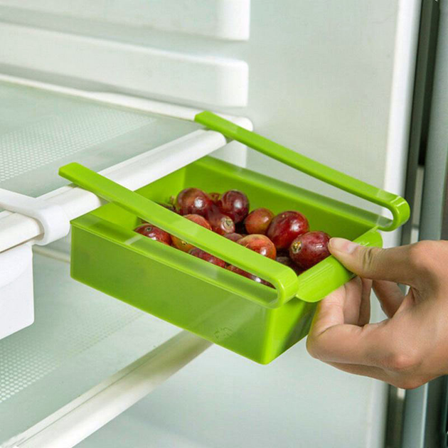 Додатковий підвісний контейнер для холодильника та будинку Refrigerator Multifunctional Storage Box Green Компактний - зображення 1