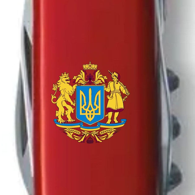 Складаний ніж Victorinox SPARTAN UKRAINE Великий Герб України 1.3603_T0400u - зображення 2