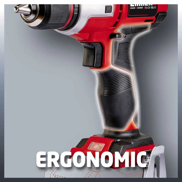 Акумуляторний шурупокрут Einhell TE-CD 18 Li E Solo 4513870 без акумулятора та зарядного пристрою (4006825617740) - зображення 5
