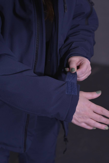 Куртка темно-синяя женская СМ Груп M - изображение 2