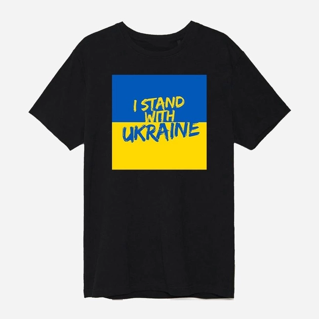 Акція на Футболка Love&Live I stand with Ukraine-2 LLP01518 XXL Чорна від Rozetka
