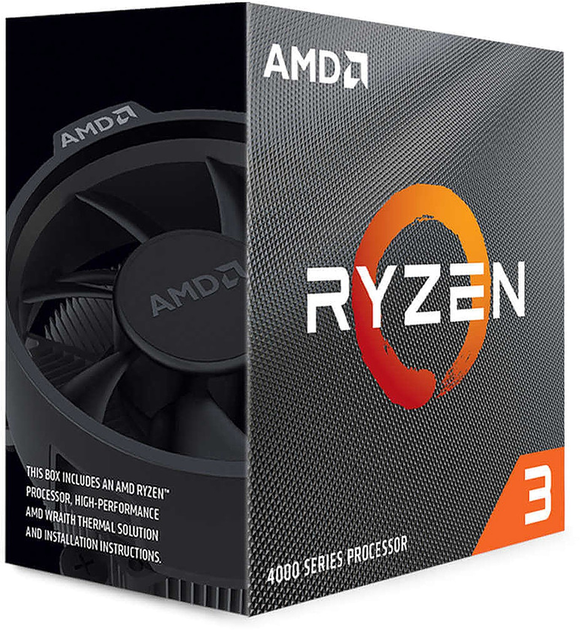 Procesor AMD Ryzen 3 4100 3.8GHz/4MB (100-100000510BOX) sAM4 BOX - obraz 1