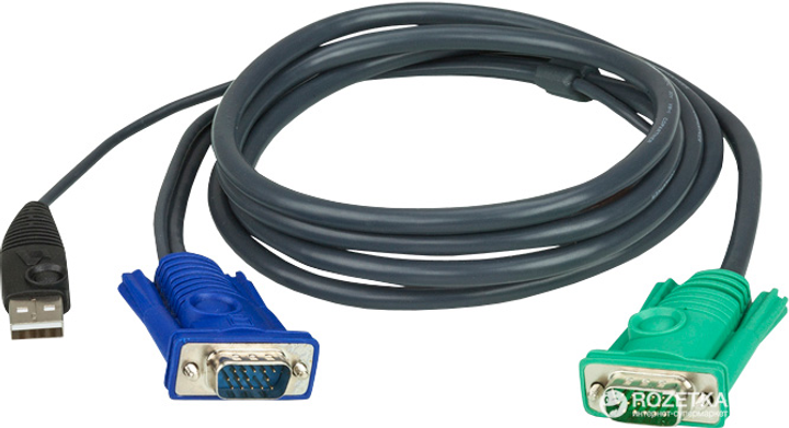 KVM-кабель ATEN 2L-5203U USB 3 м (2L-5203U) - зображення 1