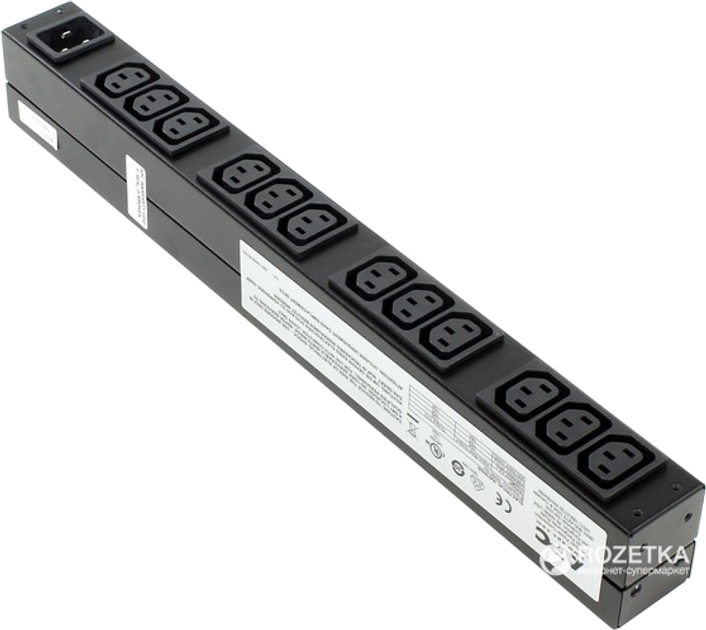 APC 1U 12 Connection C13 Outlet Block do szafy serwerowej/racka (AP9565) - obraz 2