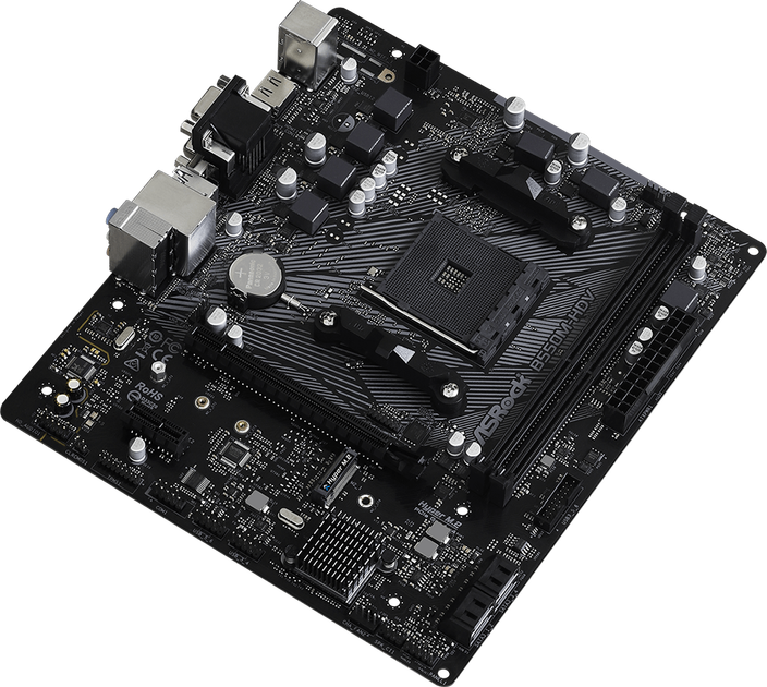 Материнська плата ASRock B550M-HDV (sAM4, AMD B550, PCI-Ex16) - зображення 3
