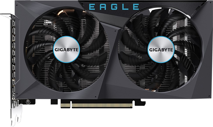 Gigabyte PCI-Ex GeForce RTX 3050 Eagle OC 8G 8 GB GDDR6 (128 bit) (14000) (2 х HDMI, 2 x DisplayPort) (GV-N3050EAGLE OC-8GD) - зображення 1