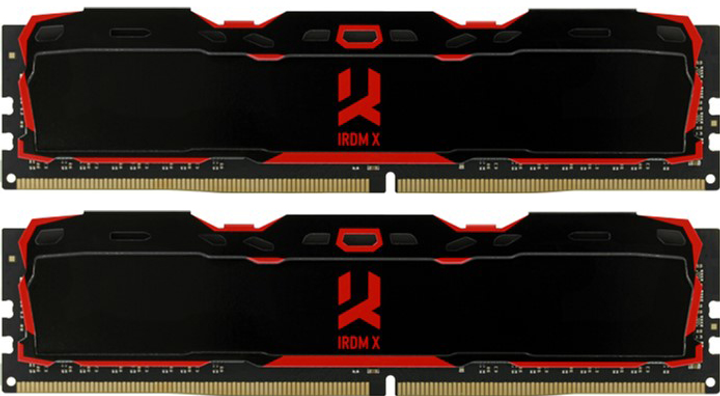 Оперативна пам'ять Goodram DDR4-3200 32768 MB PC4-25600 (Kit of 2x16384) IRDM X (IR-X3200D464L16A/32GDC) - зображення 1