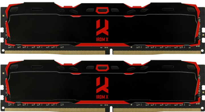 Оперативна пам'ять Goodram DDR4-3200 16384 MB PC4-25600 (Kit of 2x8192) IRDM X (IR-X3200D464L16SA/16GDC) - зображення 1