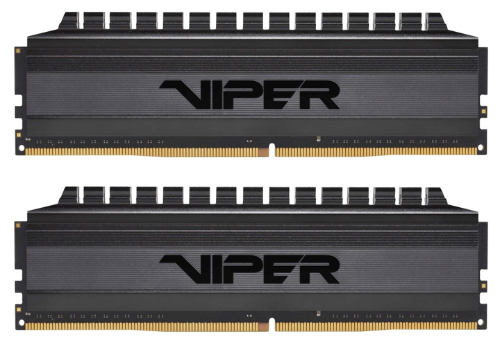 Оперативна пам'ять Patriot DDR4-3600 16384 MB PC4-28800 (Kit of 2x8192) Viper 4 Blackout Series (PVB416G360C8K) - зображення 1