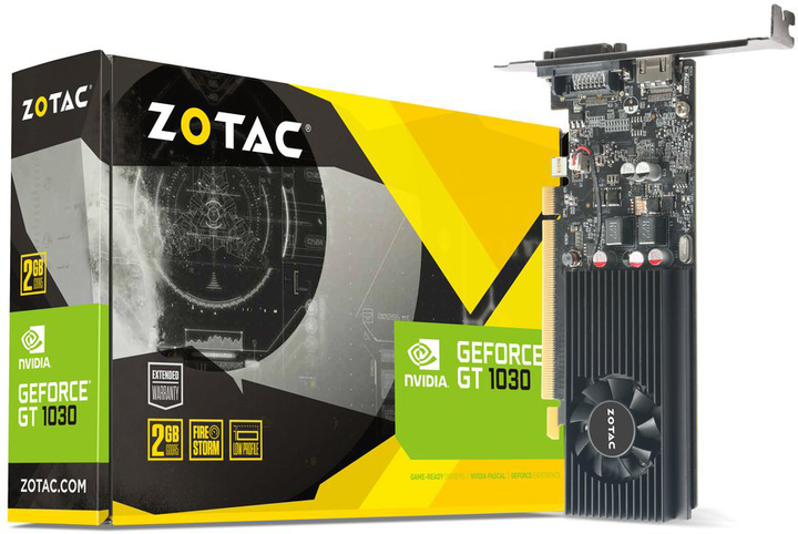 Karta graficzna Zotac PCI-Ex GeForce GT 1030 LP 2GB GDDR5 (64bit) (1227/6000) (DVI, HDMI) (ZT-P10300A-10L) - obraz 6