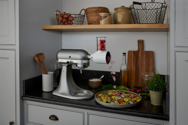 KitchenAid Artisan 5KSM125ECU Mikser stojący z przechylaniem, srebrny - obraz 6