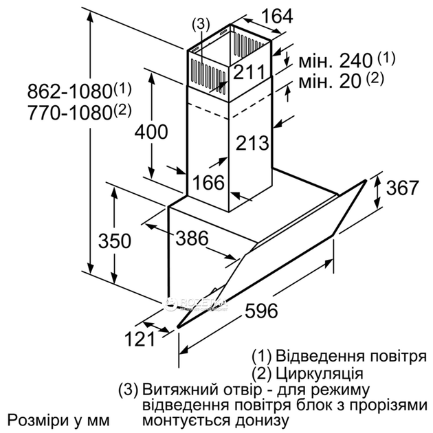 Okap kuchenny Bosch DWK065G20 - obraz 5