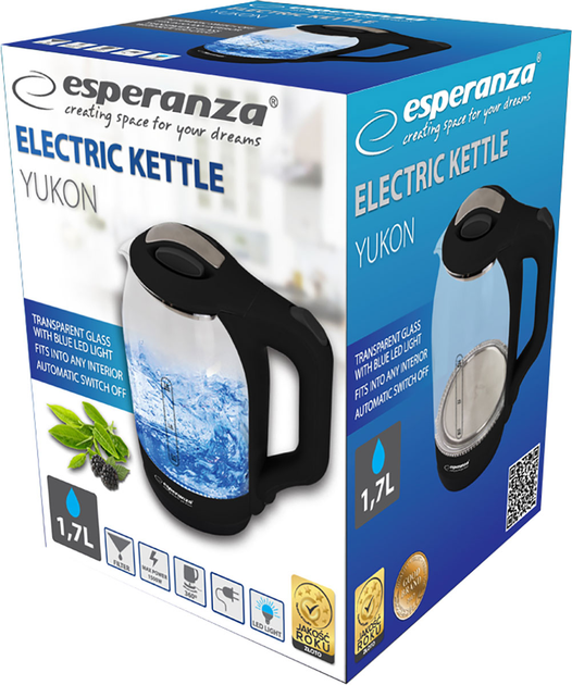 Електрочайник ESPERANZA EKK025K - зображення 3