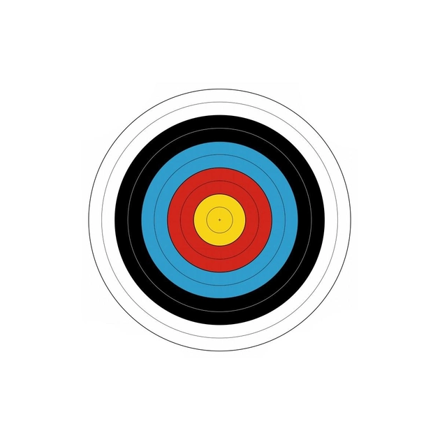 Мета Arcus Target 40 см (50 штук) - зображення 1