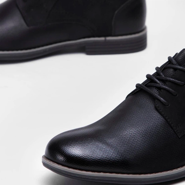 Чоловічі дербі Ottimo M16AW070-31 42 29.1 см Black (5904862484105) - зображення 5