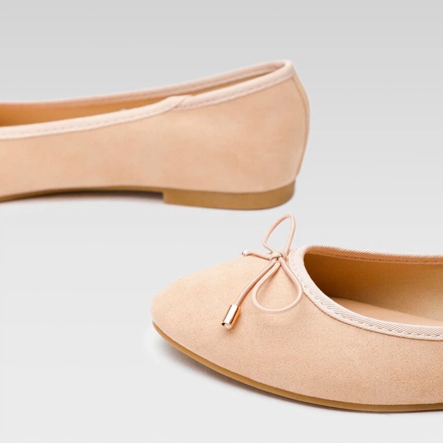 Balerinki Damskie Jenny Fairy LCS010822-01 41 26.8 cm Beige (5904862528700) - obraz 5