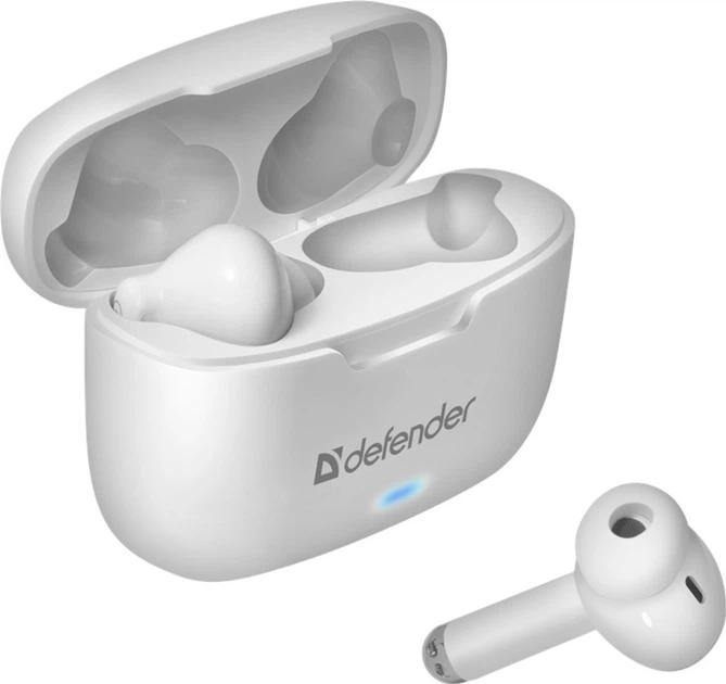 Навушники Defender Twins 903 TWS Bluetooth White (4714033639033) - зображення 6