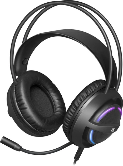Słuchawki Defender Dexter RGB Czarny (4714033645959) - obraz 4