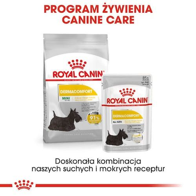 Opakowanie mokrej karmy dla psów Royal Canin Dermacomfort 12 szt x 85 g (9003579008812) - obraz 4