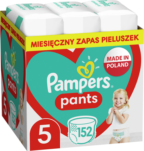 Підгузки-трусики Pampers Pants Розмір 5 (12-17 кг) 152 шт (8001090808004_8006540068601) - зображення 1