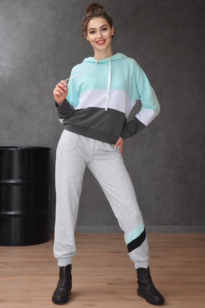 Спортивные штаны женские серого цвета размер М ААА M Серый (154162) от ...