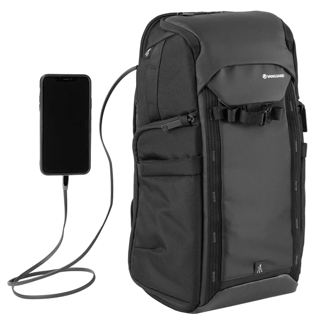 Рюкзак для фототехніки Vanguard VEO Adaptor S41 Black (VEO Adaptor S41 BK) об'єм 12 л водозахист, накидка від дощу, кишеня для планшета 11", USB-вихід - зображення 13