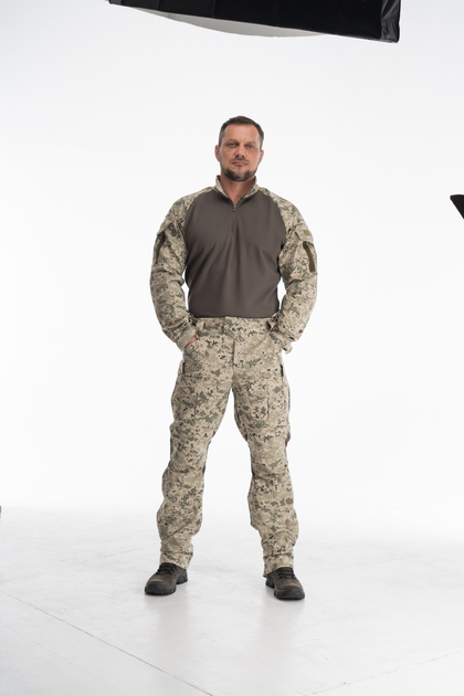 Костюм тактичний убакс та штани з наколінниками ріп-стоп 5XL - изображение 2