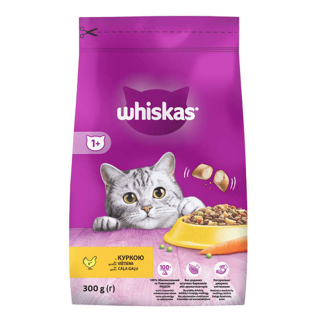 Сухой корм для кошек Whiskas с курицей 300 г (1663497229) от продавца ...