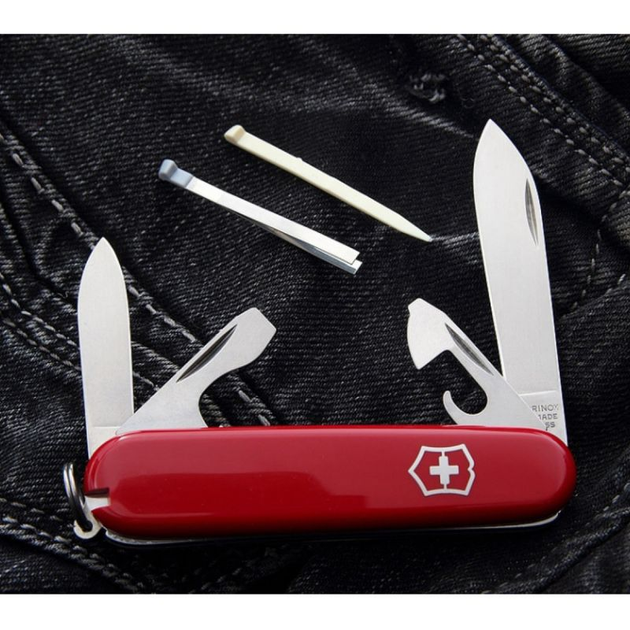 Ніж складаний швейцарський 84 мм/10 функцій Victorinox RECRUIT Червоний - зображення 2