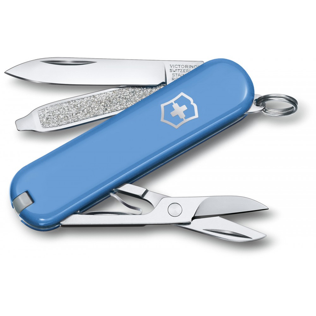 Нож складной швейцарский 58 мм/7 функций Victorinox CLASSIC SD Colors Summer Rain - изображение 1