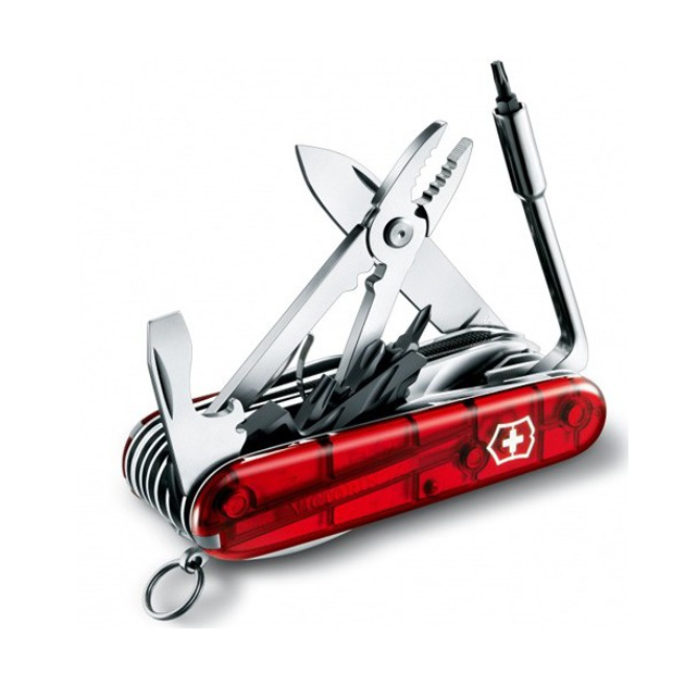 Нож складной швейцарский 91 мм/36 функций Victorinox CYBERTOOL LITE Красный прозрачный - изображение 2