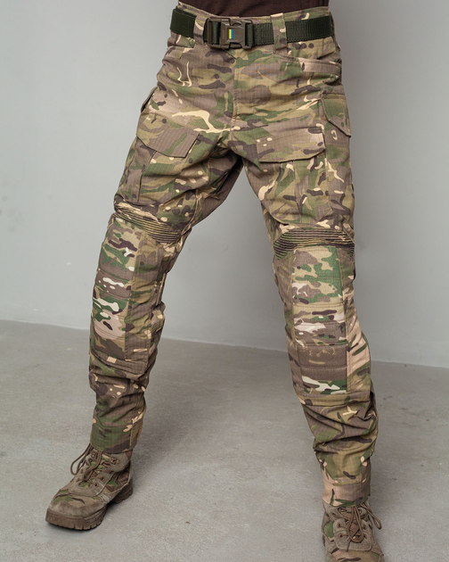 Жіночі штурмові штани UATAC Gen 5.2 (XL) Мультикам FOREST (Ліс) з наколінниками - зображення 2