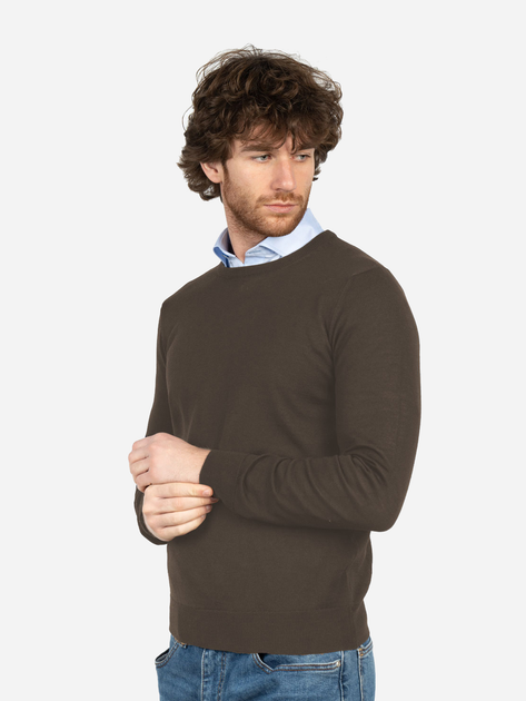 Sweter męski ciepły Vela Blu V22930-943 XL Brązowy (2000377671061) - obraz 2