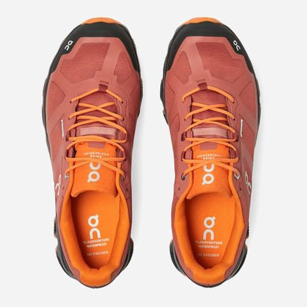 Buty sportowe trekkingowe męskie z membraną On Running Cloudventure Waterproof (Classic) 22.99759 42 (8UK) 26.5 cm Pomanańczowe (7630040562010) - obraz 7