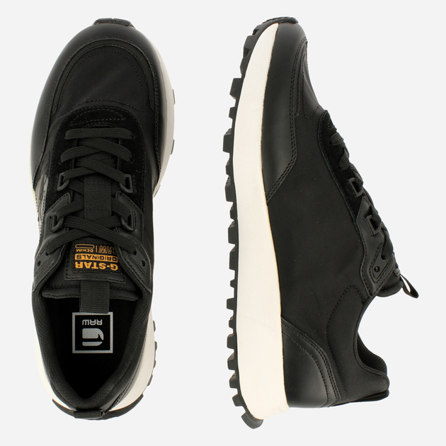 Buty sportowe męskie G-Star Raw Theq Run Lgo Mtc 2212-004516 43 Czarne (8720206639119) - obraz 9