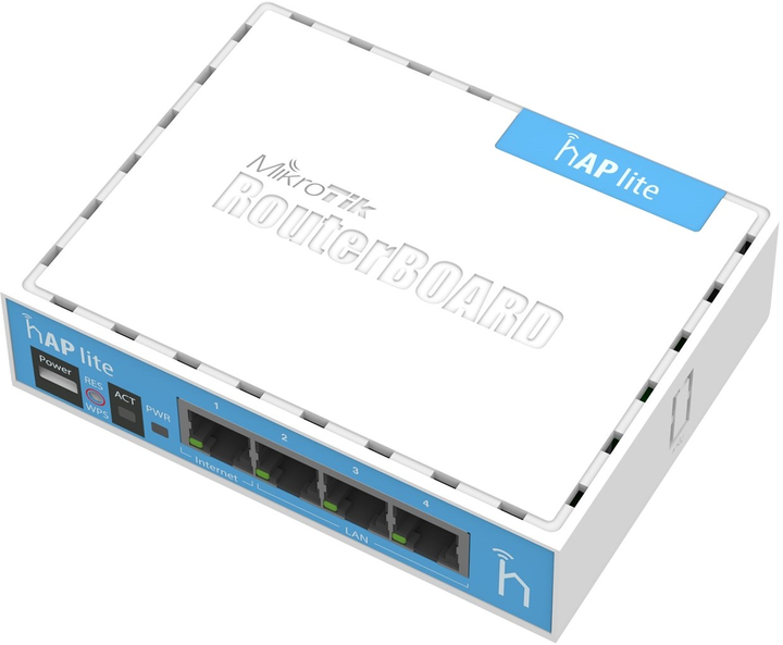 Router MikroTik hAP Lite Klasyczny (RB941-2nD) - obraz 1