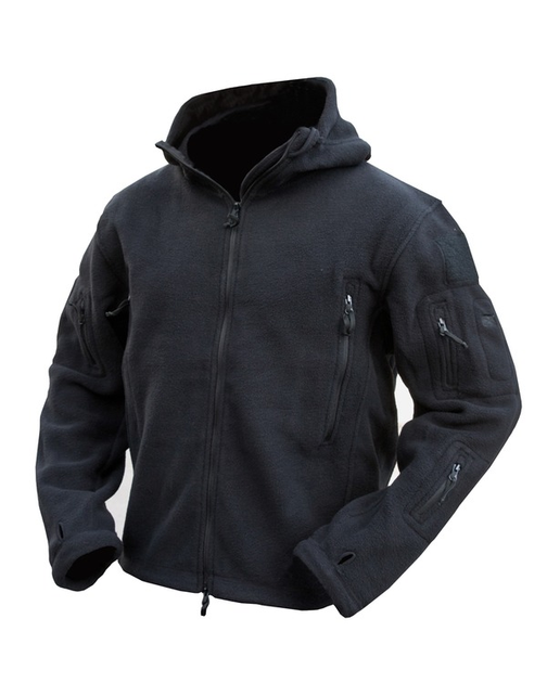 Фліс тактичний KOMBAT UK Recon Hoodie чорний XXXL - зображення 1