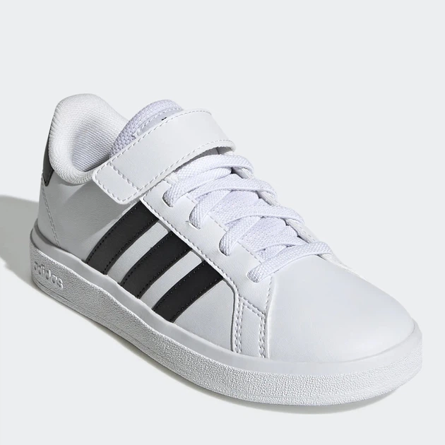 Sneakersy chłopięce adidas GW6521 30 Białe z czarnym (5904862421643) - obraz 2