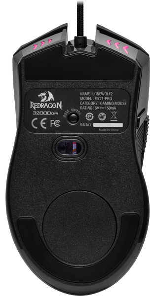 Мышь Redragon Lonewolf 2 USB Black (77616) - изображение 2
