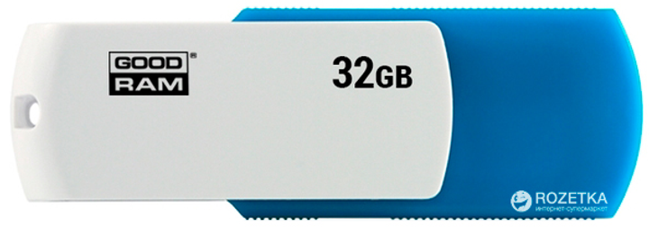 Флеш пам'ять USB Goodram Colour 32GB Blue-Green (UCO2-0320MXR11) - зображення 2