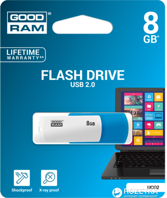 Pendrive Goodram Colour 8GB Mix (UCO2-0080MXR11) - obraz 2