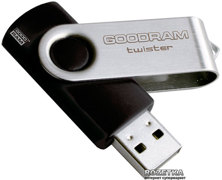 Pendrive Goodram Twister 4GB Retail 9 (UTS2-0040K0R11) - obraz 2