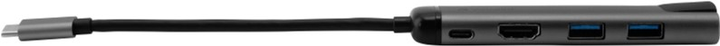 Verbatim USB-C Adapter USB 3.1 GEN 1 / USB 3.0 x 2 / HDMI / RJ45 (49141) - obraz 3