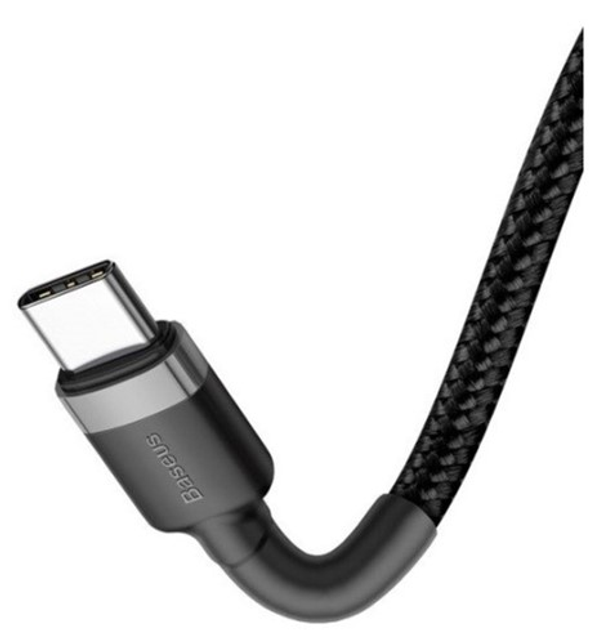 Kabel Baseus Cafule PD2.0 60W Typ-C 20V 3A 2m Szary/Czarny (CATKLF-HG1) - obraz 5